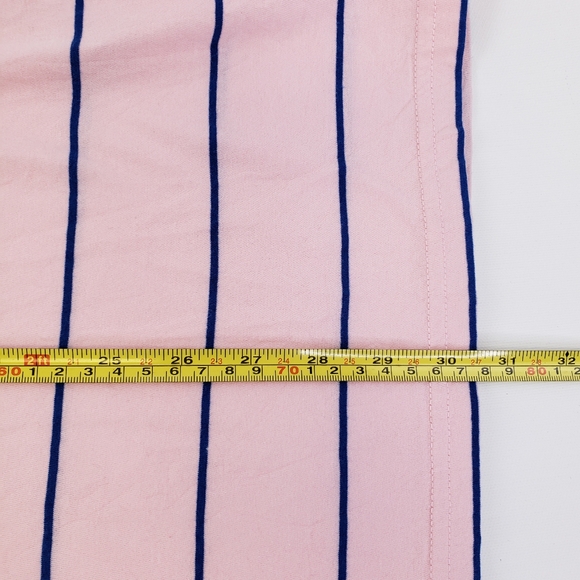 Criquet Mens XL Extra Large Pink & Blue Short Sleeve Polo Shirt Organic Cotton - Picture 9 of 10